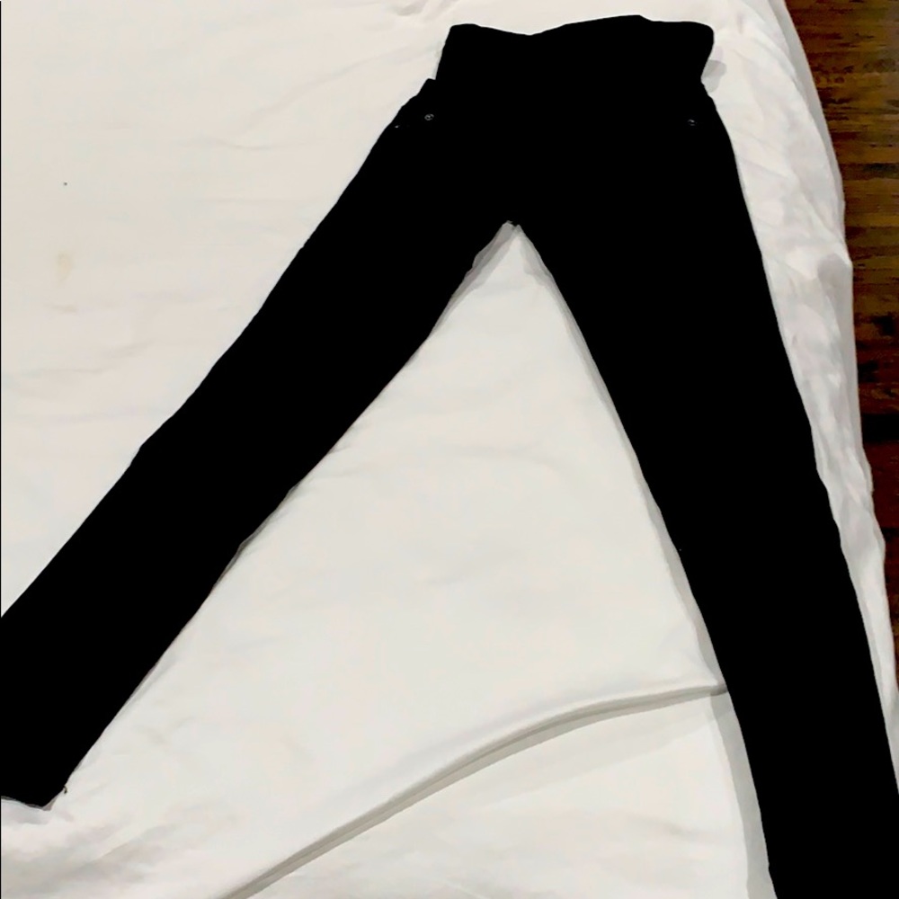 DL 1961 black maternity jeans